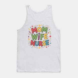 Mom Wife Nurse Tank Top